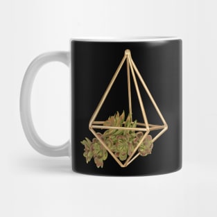 Gold Succulent Planter Mug